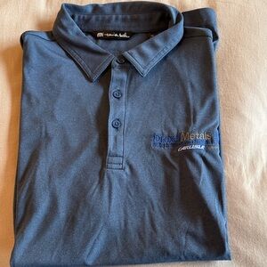 Travis Mathew Slate Blue Polo Shirt